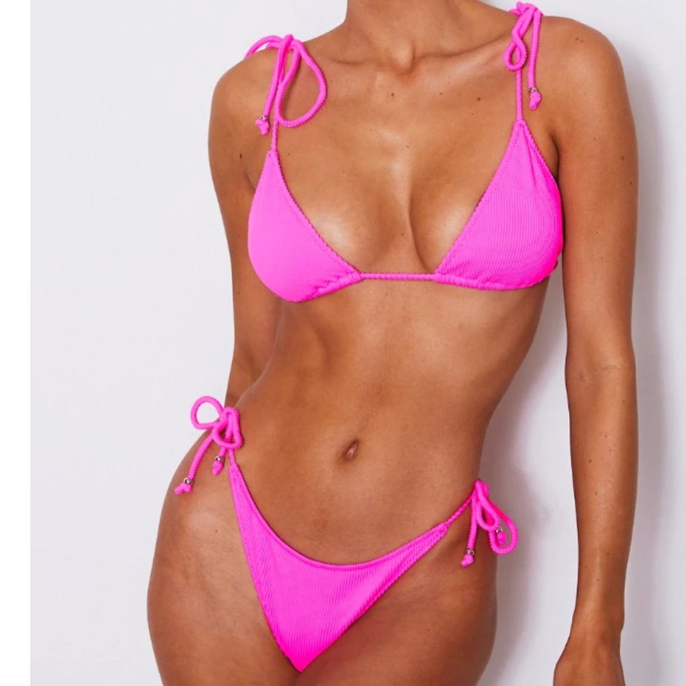 WHITE FOX Neon Pink Bikini- Medium